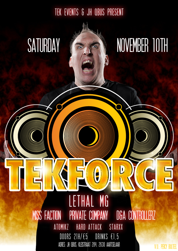 TEKFORCE affiche op 10/11/2012